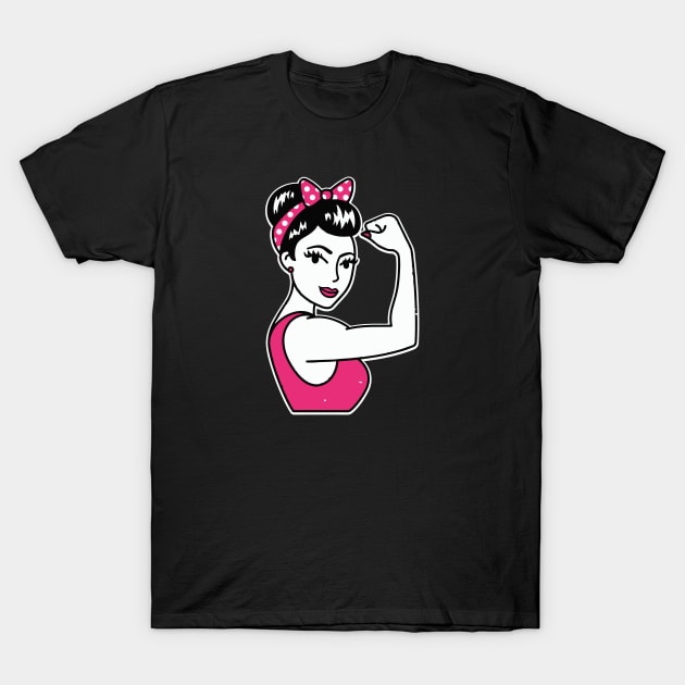 Retro Rosie Remake T-Shirt by SLAG_Creative